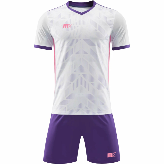 White - Ice Burst Fade Football Kit